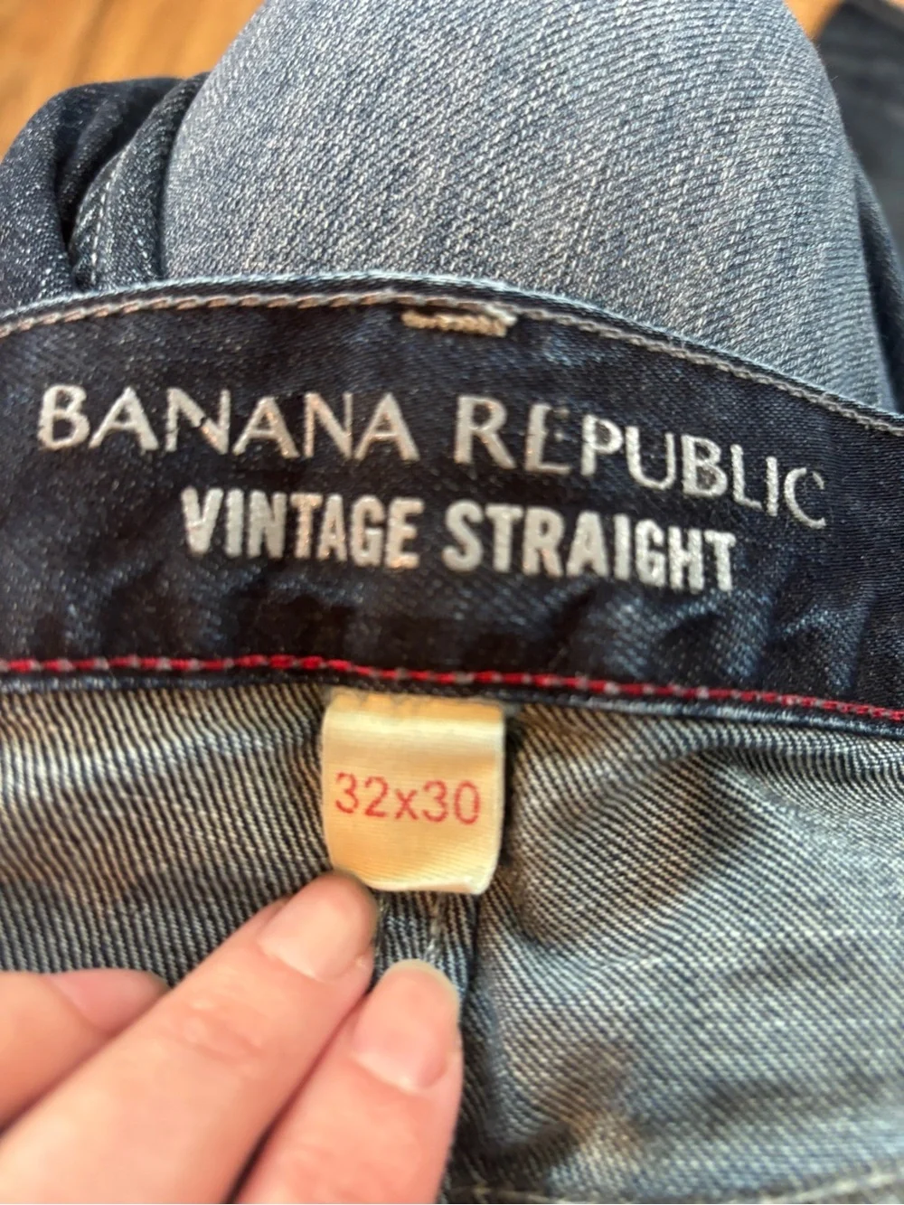 Banana Republic Vintage Straight Jeans – Men’s 32x30